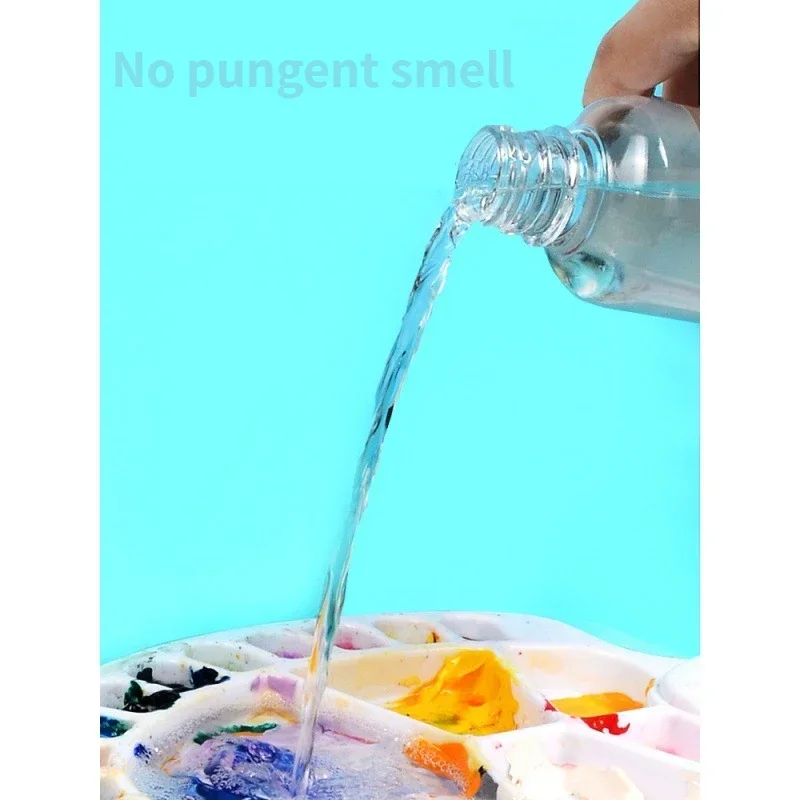 Oil Painting Turpentine Quick-drying Color Polishing Linseed Oil Watercolor Medium White Liquid Gum Arabic Liquid Painting 1PC