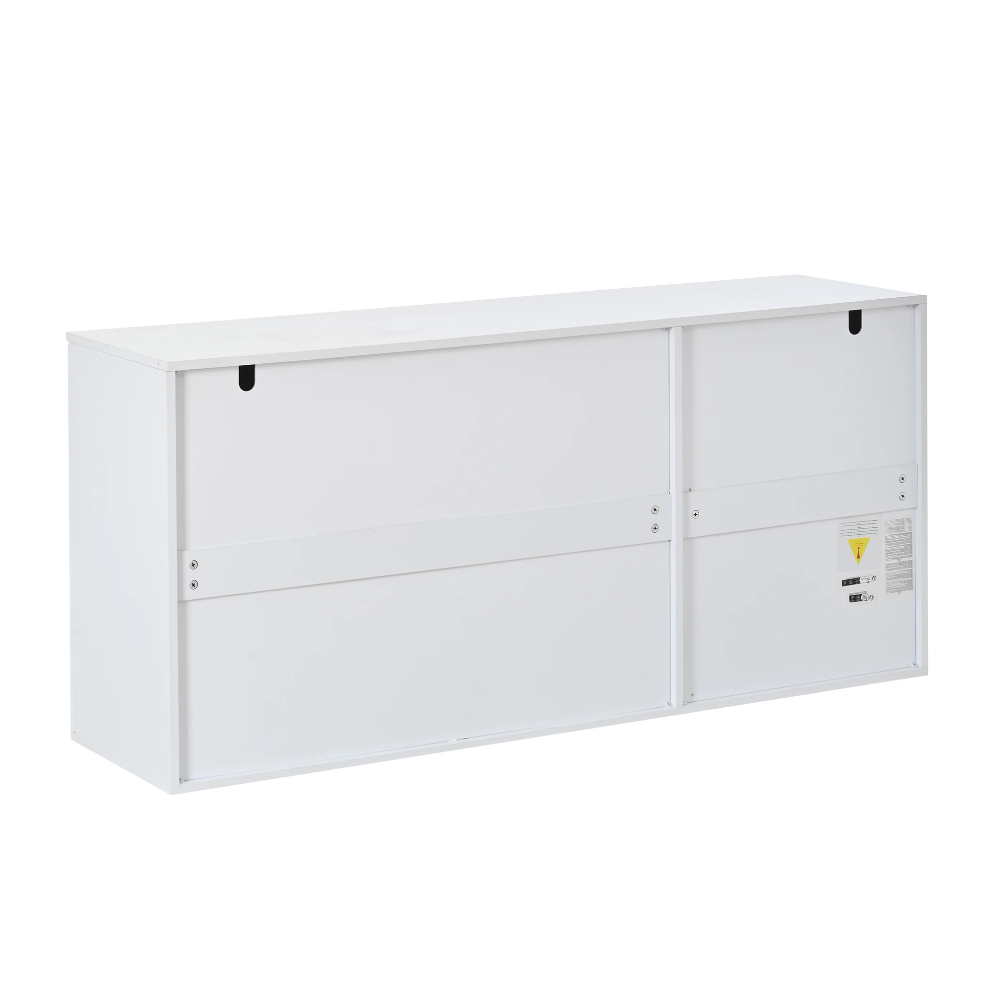 150 x 40 x 70 cm, Wohnzimmer-Sideboard, Hochglanz-Wohnzimmerschrank mit drei Türen, Aufbewahrungsschränke mit LED-Türen – Detail 7