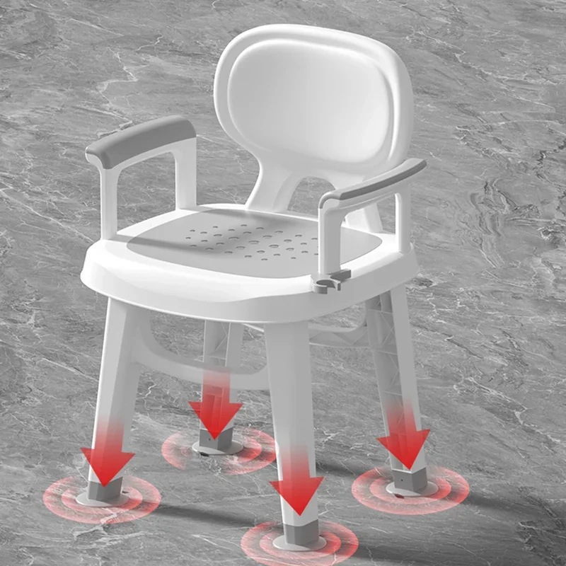 Elderly Plastic Bathroom Chair Camping Living Room Outdoor Makeup Stool Bedroom Nordic Kitchen Tourist Tabouret Home Furniture