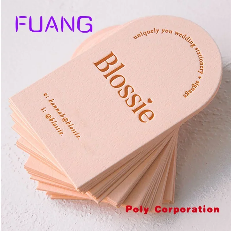 

Индивидуальный дизайн, бумажная визитная карточка, модные круглые угловые карточки с принтом логотипа на заказ