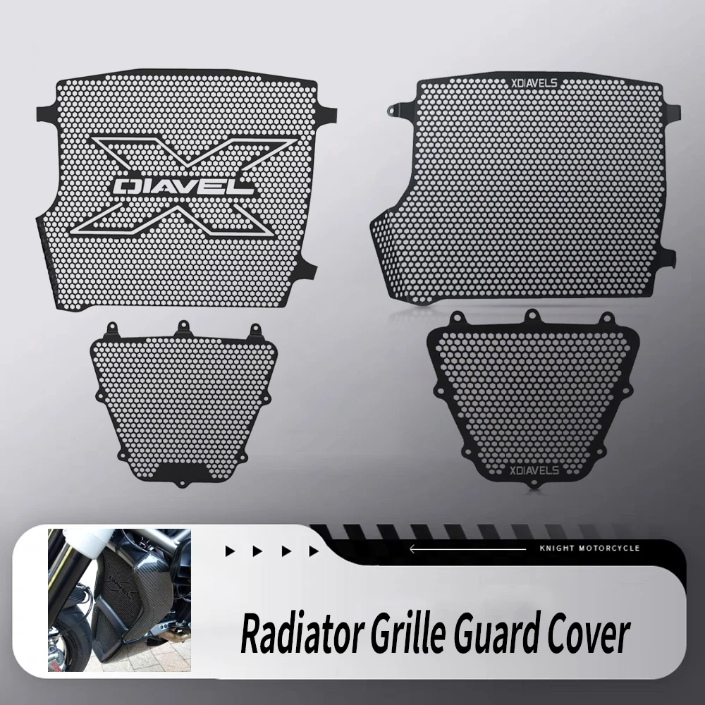 

For Ducati XDiavel S / Nera / Dark / Black Star 2016 - 2024 Motorcycle Accessories Radiator Grille Guard Cover Oil Cooler Guard