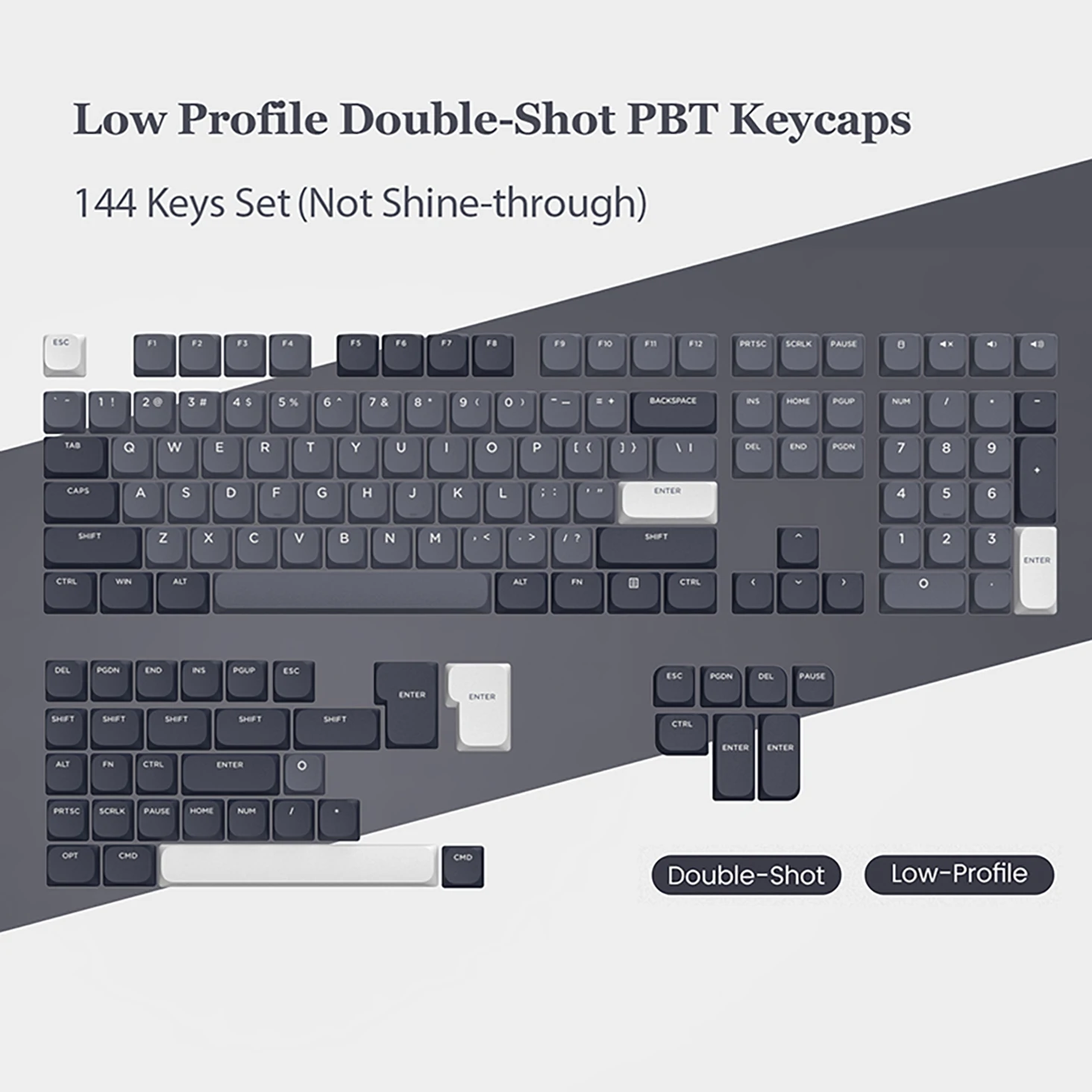 Low Profile Keycap para Gateron, MX Gamer
