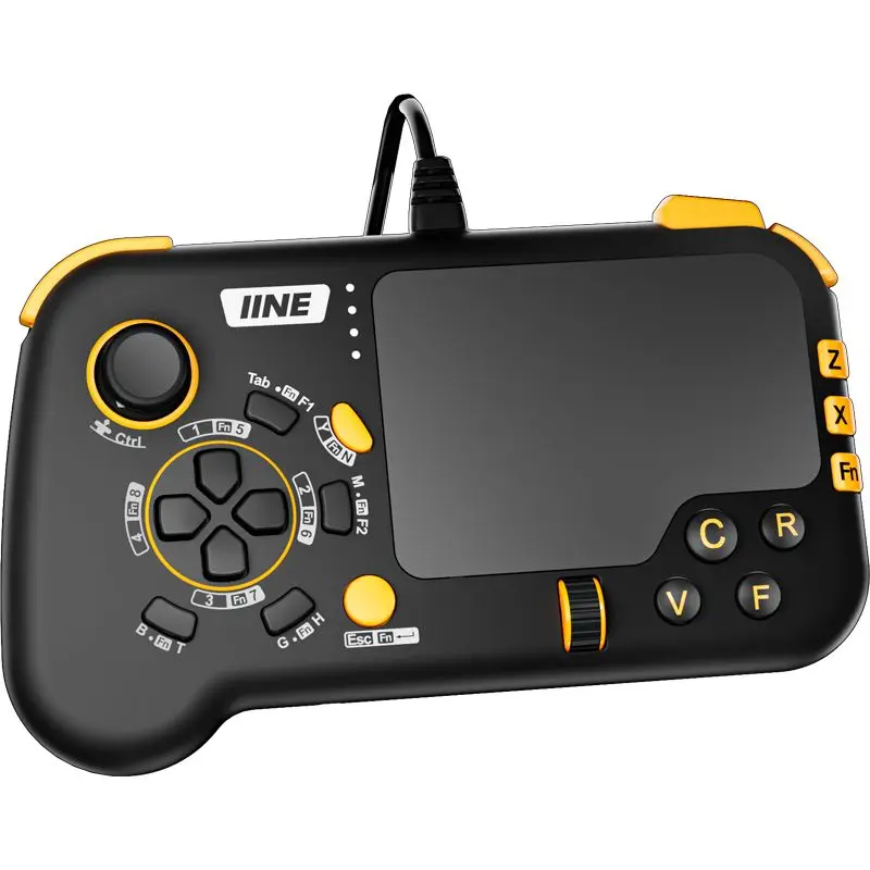 Проводной геймпад для мыши IINE, игровой контроллер для клавиатуры и мыши, с сенсорной панелью ALPS, джойстик для ПК