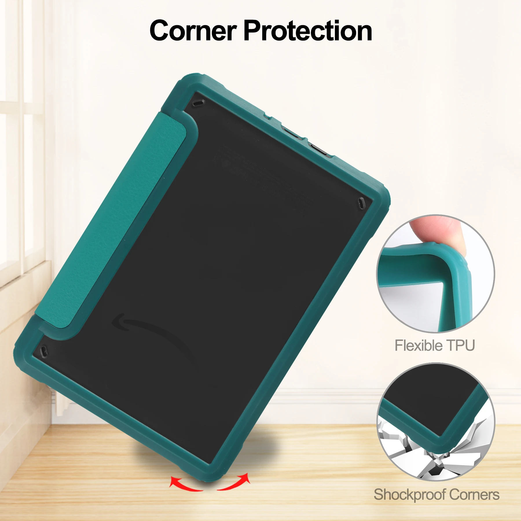 Premium Magnetic PU Leather Kindle Case - Auto Wake/Sleep Feature