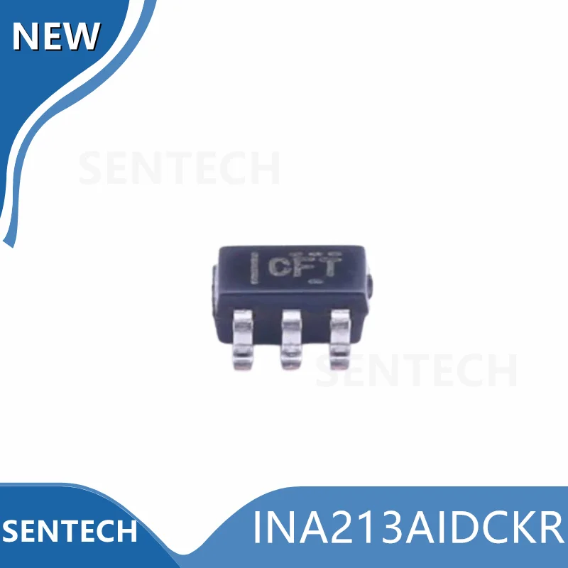 

10 шт. новый оригинальный INA213AIDCKR SC-70-6(CFT)26 в, двунаправленный, нулевой дрейф, высокая точность, выходной ток напряжения шунт монитор