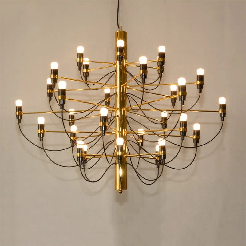 

Italian Designer Villa Led Chandelier Luxury Creative Hotel Exhibition Hall Living Room Staircase Hanging Lamp Decor Lighting