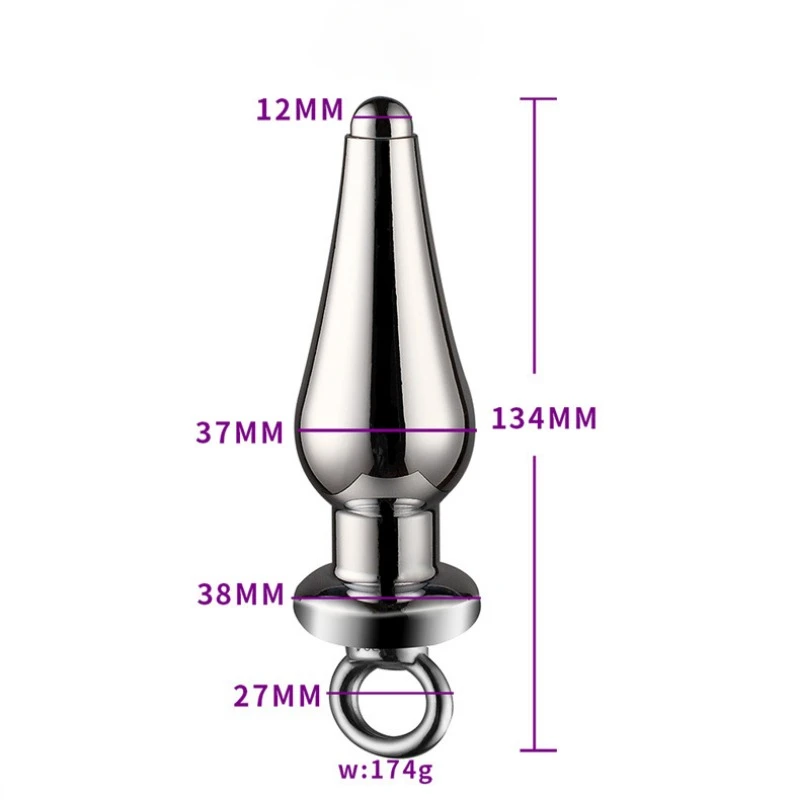 Detachable Anal Plug Stainless Steel Anus Speculum Masturbation Butt Dilation Douche Irrigation Hollow Expander Adult Sex Toy
