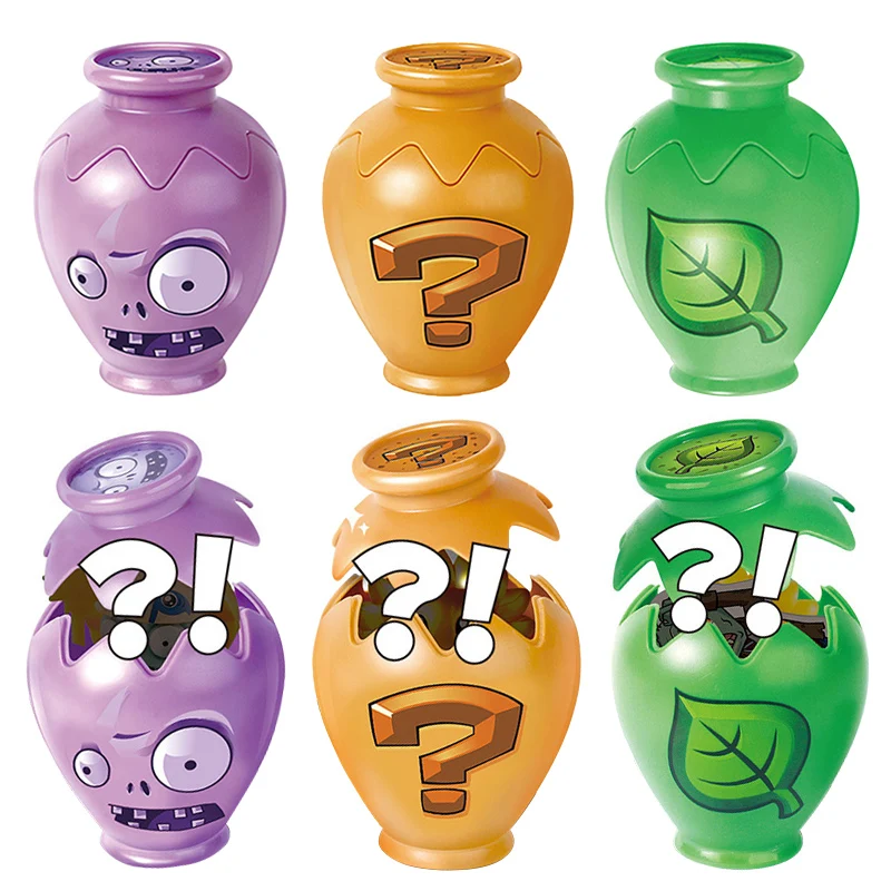 New Plants Vs Zombies Blind Box Toy Peashooter Figura Mobile Ornamenti Figure Giocattolo Autentiche 4 Stile Modello Di Gioco Regalo Per Bambini Per Ragazzo - Foto 2