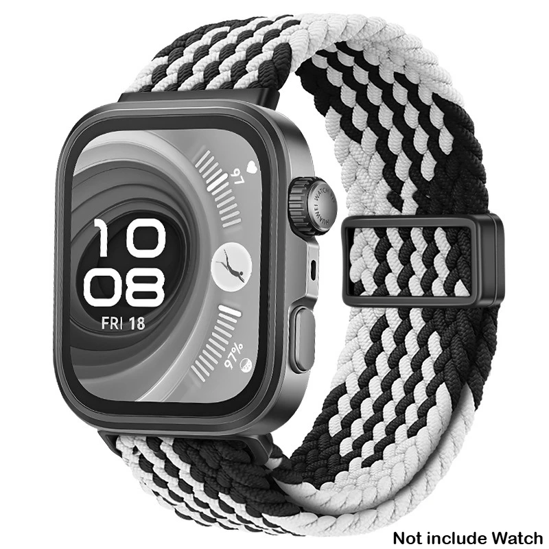 Magnetic Nylon Loop Strap - Elastic Braided Watchband Bracelet