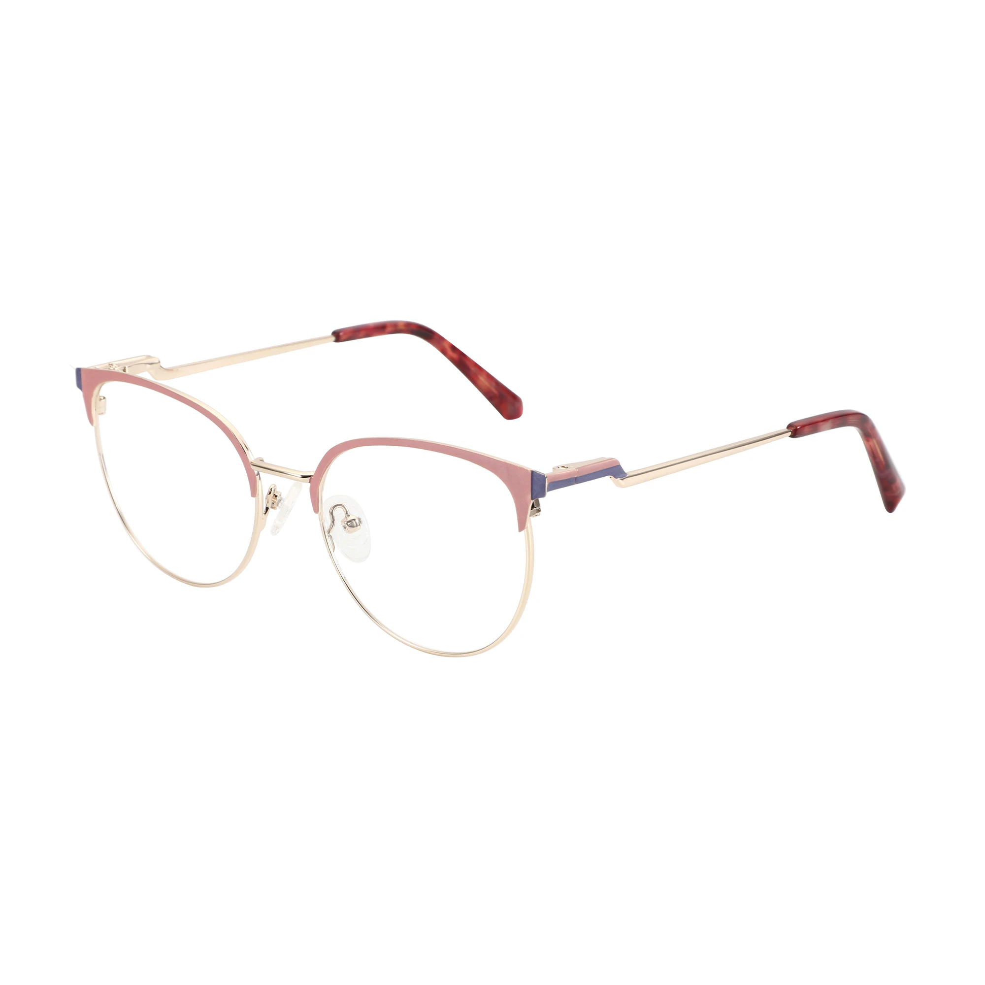  ZENOTTIC Trend Cat Eye Brillen, Anti-Blaulicht/Photochrom, halbrandlos, Myopie/Progressive Brillen für Damen – Detail 15