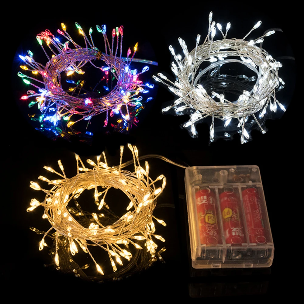 1.5m 3m 6m 9m LED Fairy Lights with 13key Remote Control USB Battery 5V DC Powered Firecracker Weaving String for Home Decor