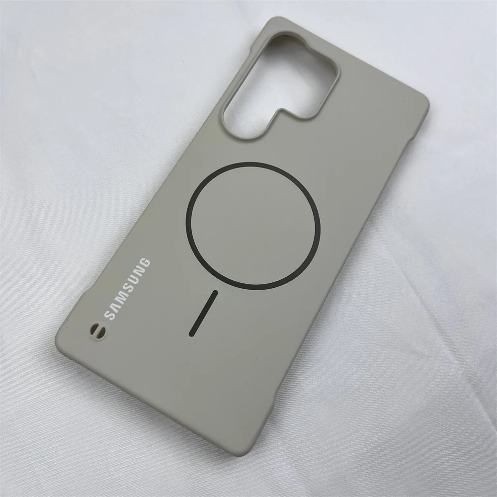 Magnetic Sensory Matte Anti-Fall Phone Case - Hard PC Cover with Bumper Protection
