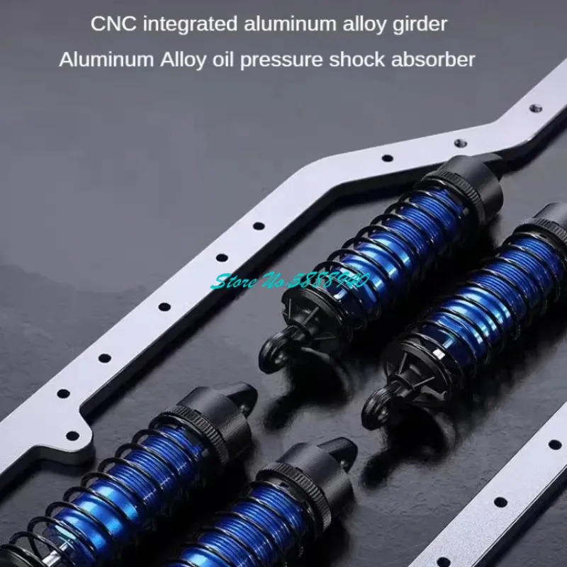 Professional 1:8 Crawler Off Road  RC Truck Car 8CH Differential Lock 4WD Waterproof Simulation Lighting Remote Control Truck 5