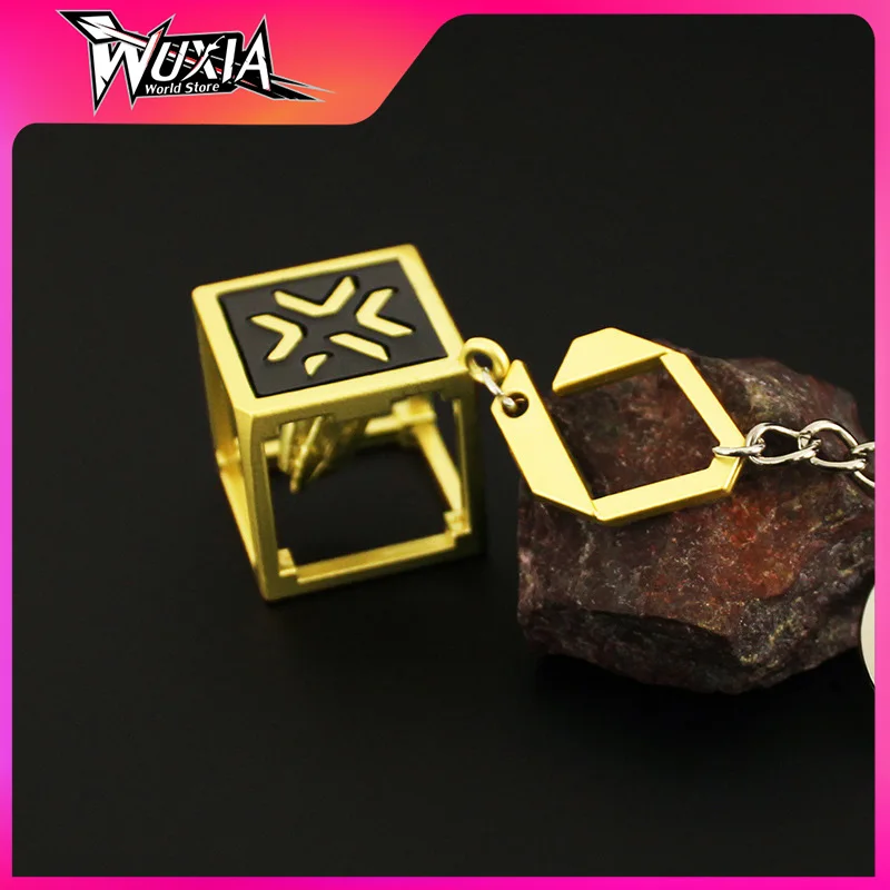 

Valorant Weapon Keychains Champions 2023 Pendant 6cm Game Peripheral Metal Agents Weapon Hollow Molding Model Gifts Toys Boys