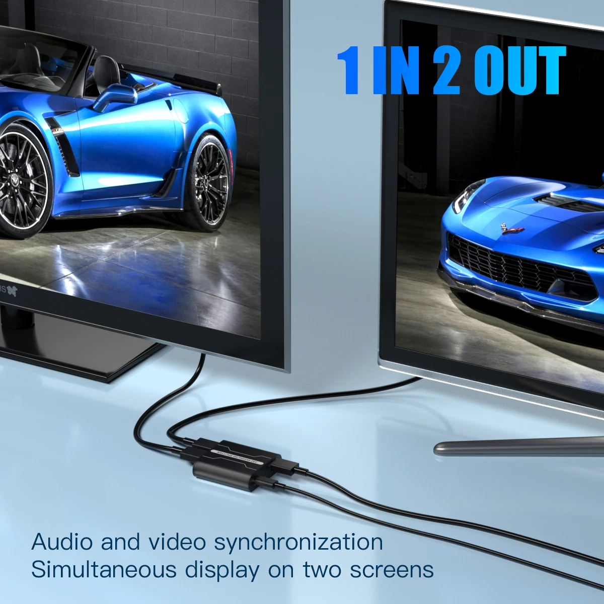 Switch Hdmi 4K @ 30Hz Splitter Switcher 2 In 1 Out Hub Manuale Supporta Hd Compatibile Con Xbox Ps5/4/3 Player Fire Stick Roku