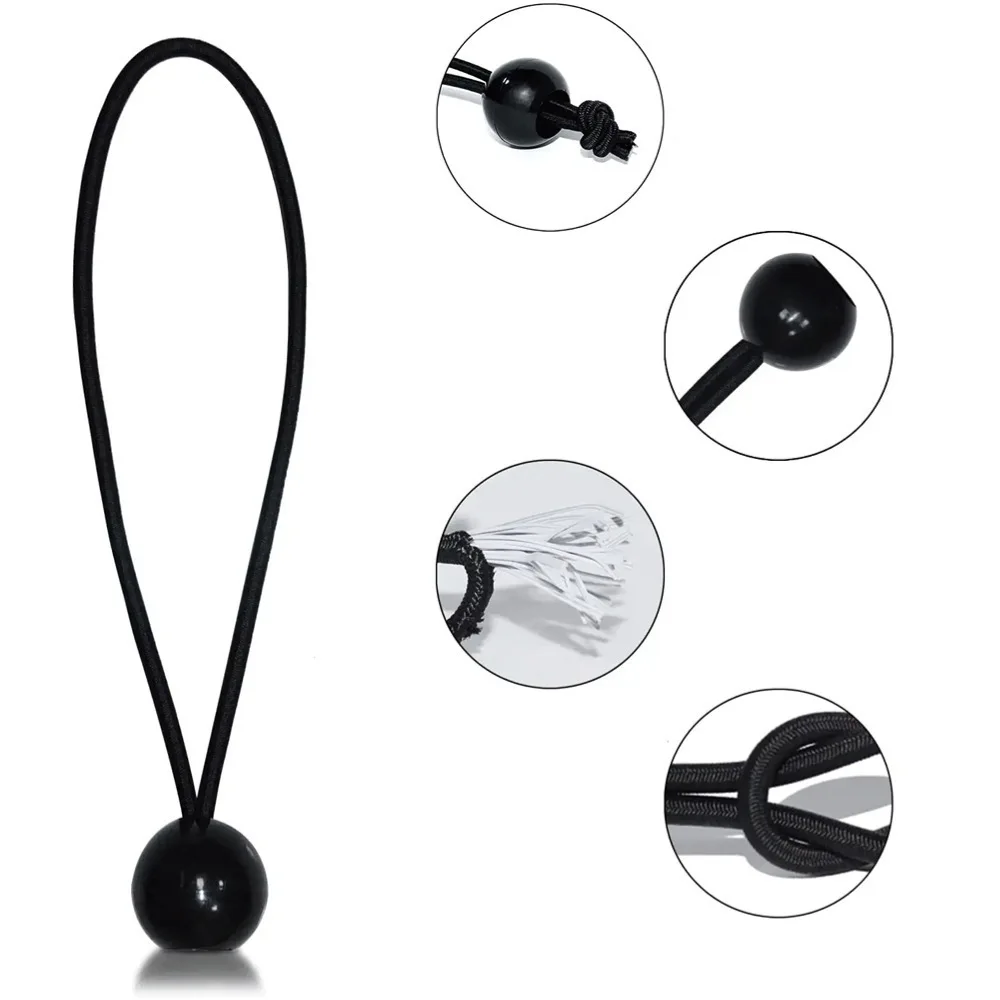 خيمة مرنة إصلاح الحبال 10 قطعة بنجي الكرة الأقمشة...