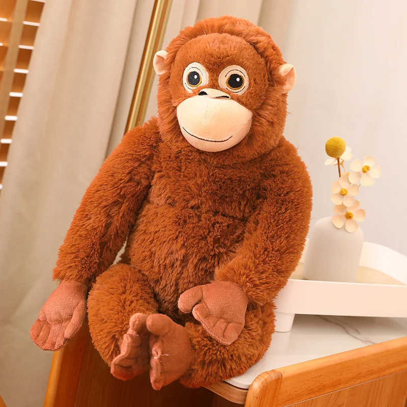 リアルな猿のぬいぐるみ2体セット　オランウータン dearbear_7145