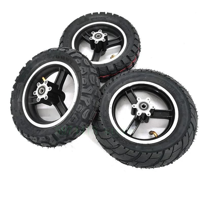 80/65-6 255X80 TUOVT Wheel 10 Inch 10x3.0 Wheel Tyre With Alloy Disc Brake Rim for Electric Scooter KUGOO M4 PRO Parts