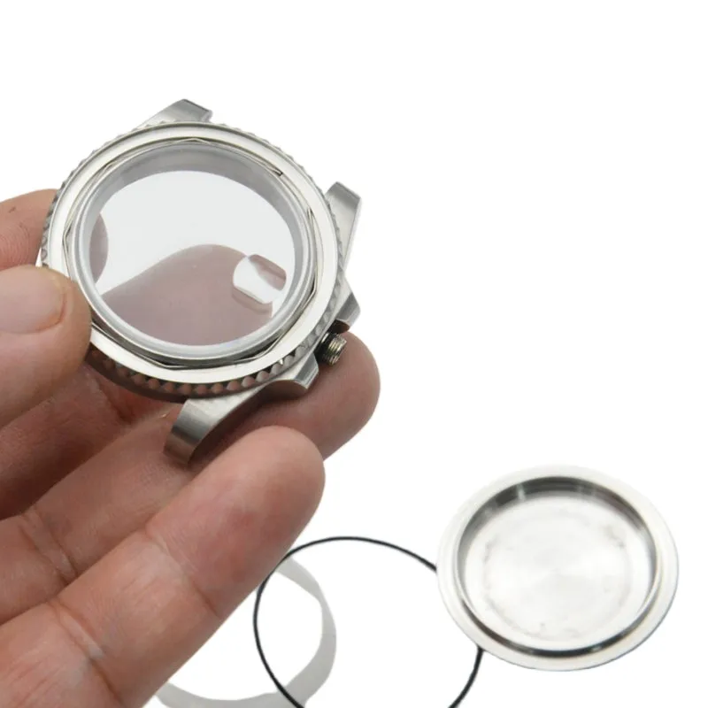 Watch Accessories 40mm Stainless Steel Watch Case For NH35/ 8215/ GD2813/ GD3804 Mechanical Movement