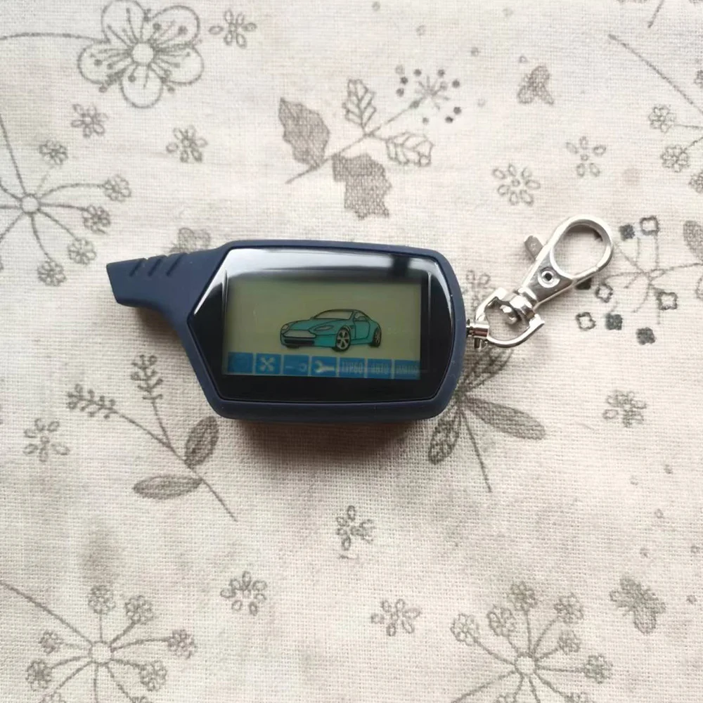 A91 2-Way LCD Remote Controller Key Chain Car Anti-theft Alarm System Russian Engine Starter For Starline A91 car alarm system car alarm car alarm kit car lock remote control