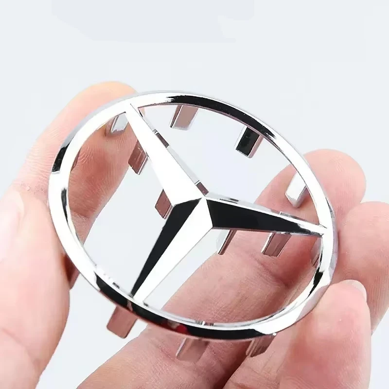 1개 52mm 57mm 자동차 스티어링 휠 로고 엠블럼 커버 스티커 (메르세데스 벤츠 W203 W206 W205 W211 W212 A180 W176 W169 W204 W213 용)