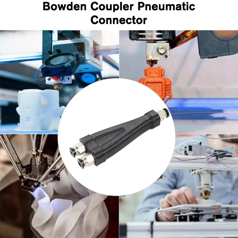 

Подходит для Bambu Lab P1P P1S X1C PTFE Bowden Y-образный соединитель Bowden пневматический соединитель M10 для 3D принтера BambuLab Y4S7