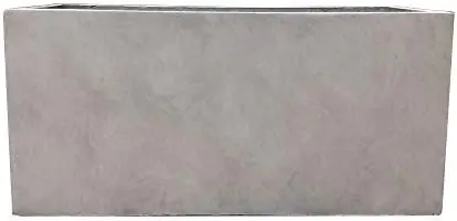 

RF0104A-C60121 Lightweight Concrete Modern Long Low Outdoor, Small Planter, Charcoal/Cement