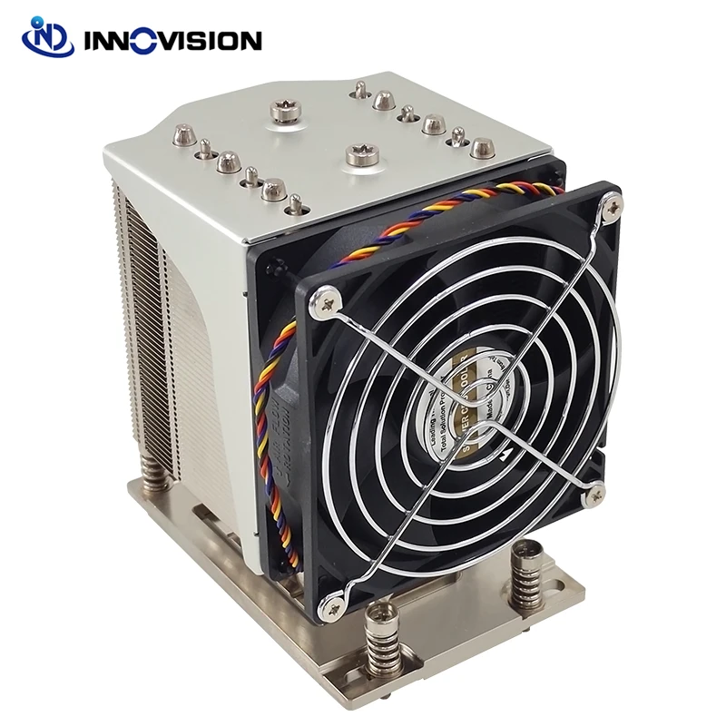 Bom Amd Soquete Sp3 Tr4 Tdp 280w Cpu Cooler 4u Servidor ou até Dissipador de Calor Incorporado Heatpipe - Imagem 4
