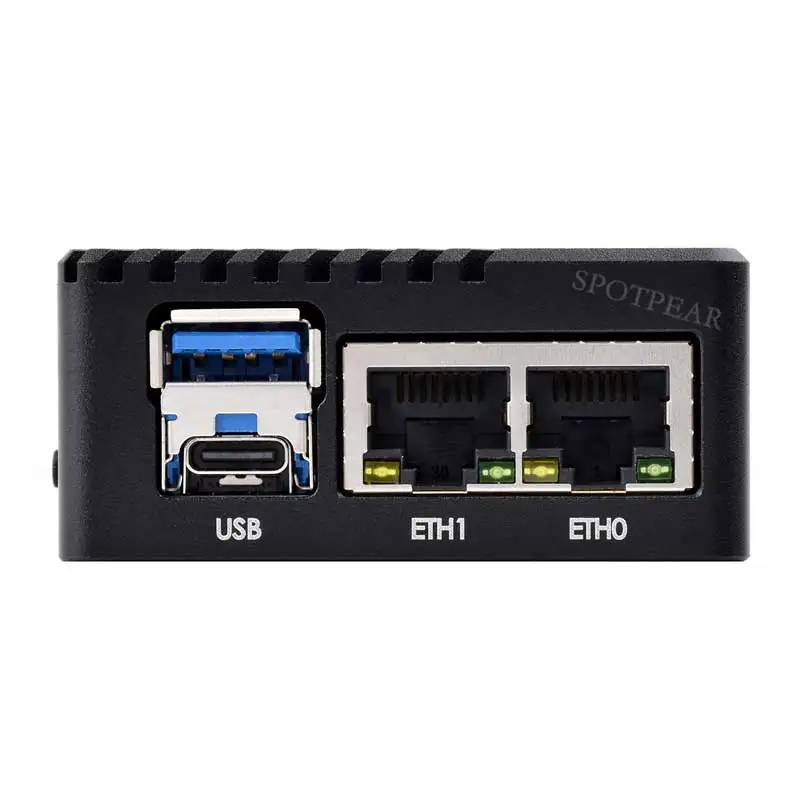 Raspberry Pi CM5 ��ǻ�� ��� 5 ��� �Ⱑ��Ʈ �̴��� RJ45 Ȯ�� IO ���̽� ���� waveshare CM5-DUAL-ETH-MINI