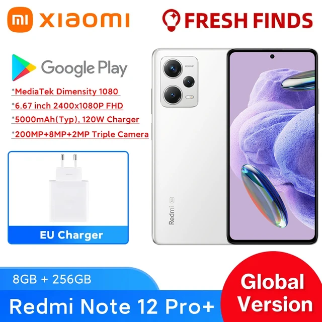 Xiaomi Redmi Note 12 Pro Plus 5g Cn Version Global Rom, 8gb 256gb, 200mp  Camera, 6.67 Oled 120hz Display, 120w Charging - Mobile Phones - AliExpress