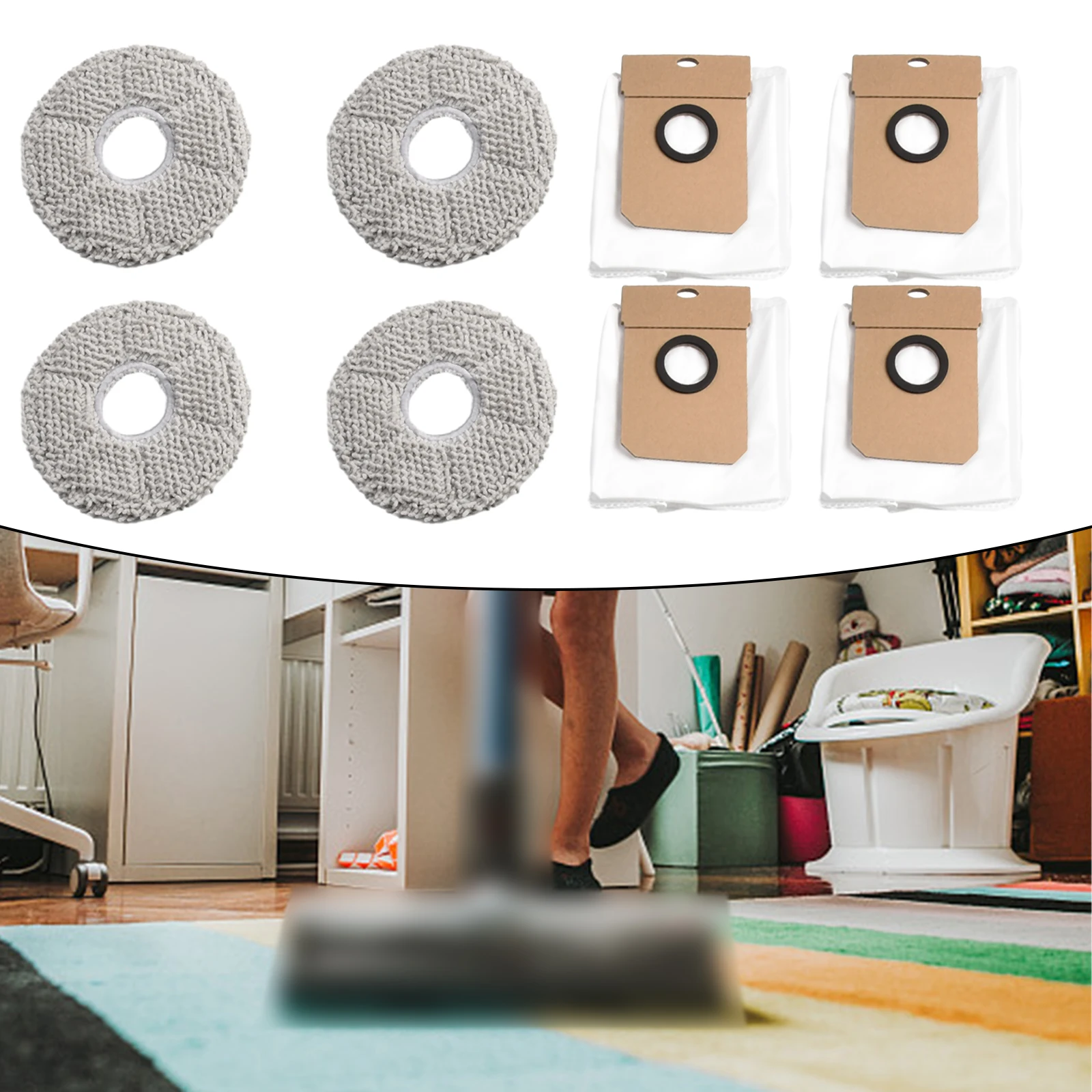 

Пылесборники, комплект ткани для чистки пылесоса Cecotec для Conga 11090, ручной беспроводной пылесос, запасные части, аксессуары