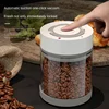 Electric Vacuum Coffee Beans Glass Storage Jar Large Sugar Tea Hermetic Organizer Cans Loose Tea Storage Bottle Kitchen Items 2