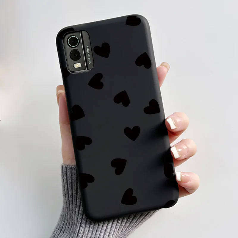 Astronaut Pattern Shockproof Black Jelly Case with Soft Bumper Cover