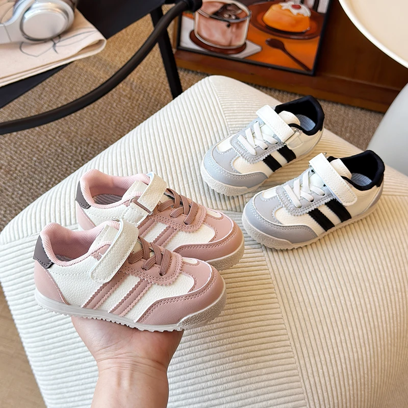 Children's Sneakers for Boy 2025 New Girls School Casual Shoes Fashion Running Non-slip Kids Sports Shoes Soft Bottom Patchwork 2
