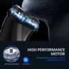 2 in 1 Electric Shaver 3D Men  Razor Beard Trimmer With LCD Display IPX7 Waterproof USB Rechargeable Electric Shaving Machine 3
