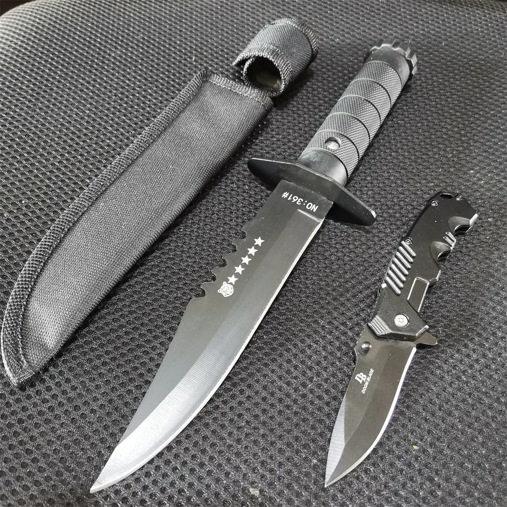 8Cr13MoV Fixed & Folding Knife Set 1