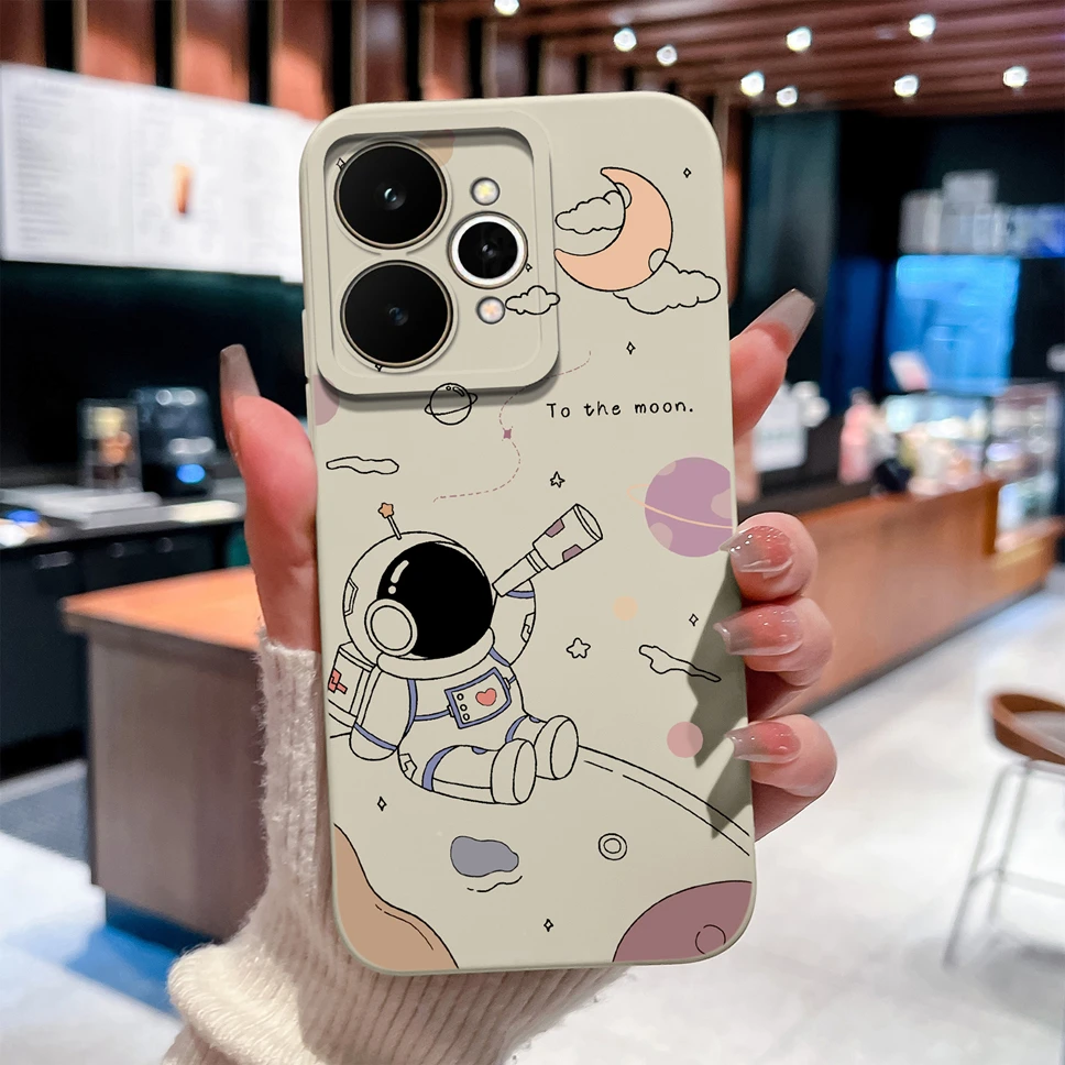 Creative Cartoon Pattern Soft Back Phone Case with Camera Protection - Lightweight Shell