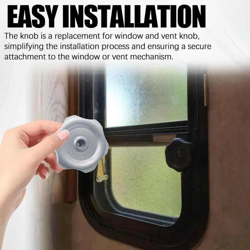 Window Vent Knob Roof Ventilation Parts Replacement RV Window And Roof Vent Knob For Interior Hardware Accessories
