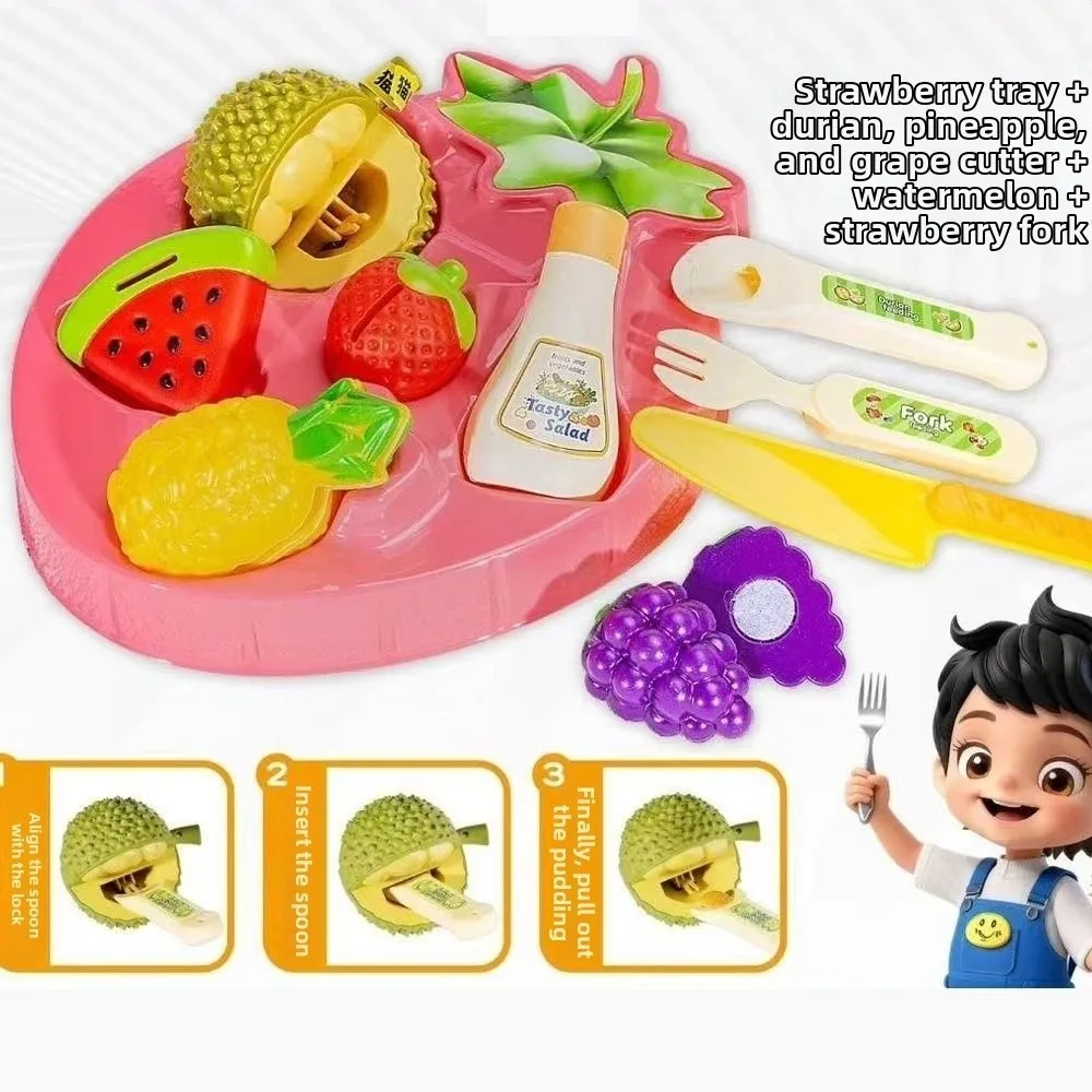 New Fruit Platter Food Feeding Toy Multifunctional DIY Fruit Feeding Toy Kids Playing House Food Platter Role Play