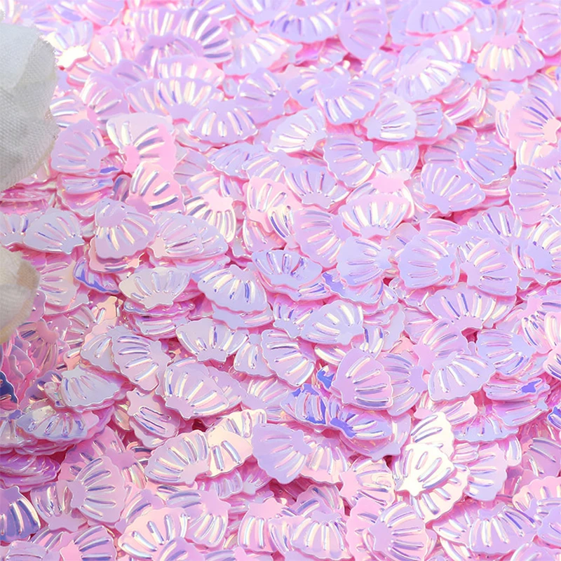 Shell confetti 15g/Pack Iridescent Shining Shell Confetti Glitter DIY Supplies Baby Shower Girls Mermaid Birthday Party Decorations DIY Favors