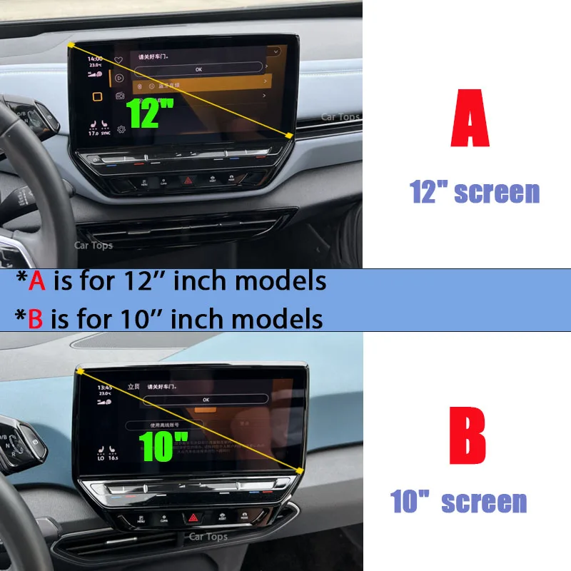 For Volkswagen ID. Buzz Cargo 12" or 10" Screen Car Mobile Phone Holder MagSafe Bracket Gravity Stand Auto Accessories