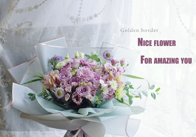 Flower Bouquet Wrapping Paper Florists  Korean Style Flower Paper Wrapping  - Craft Paper - Aliexpress