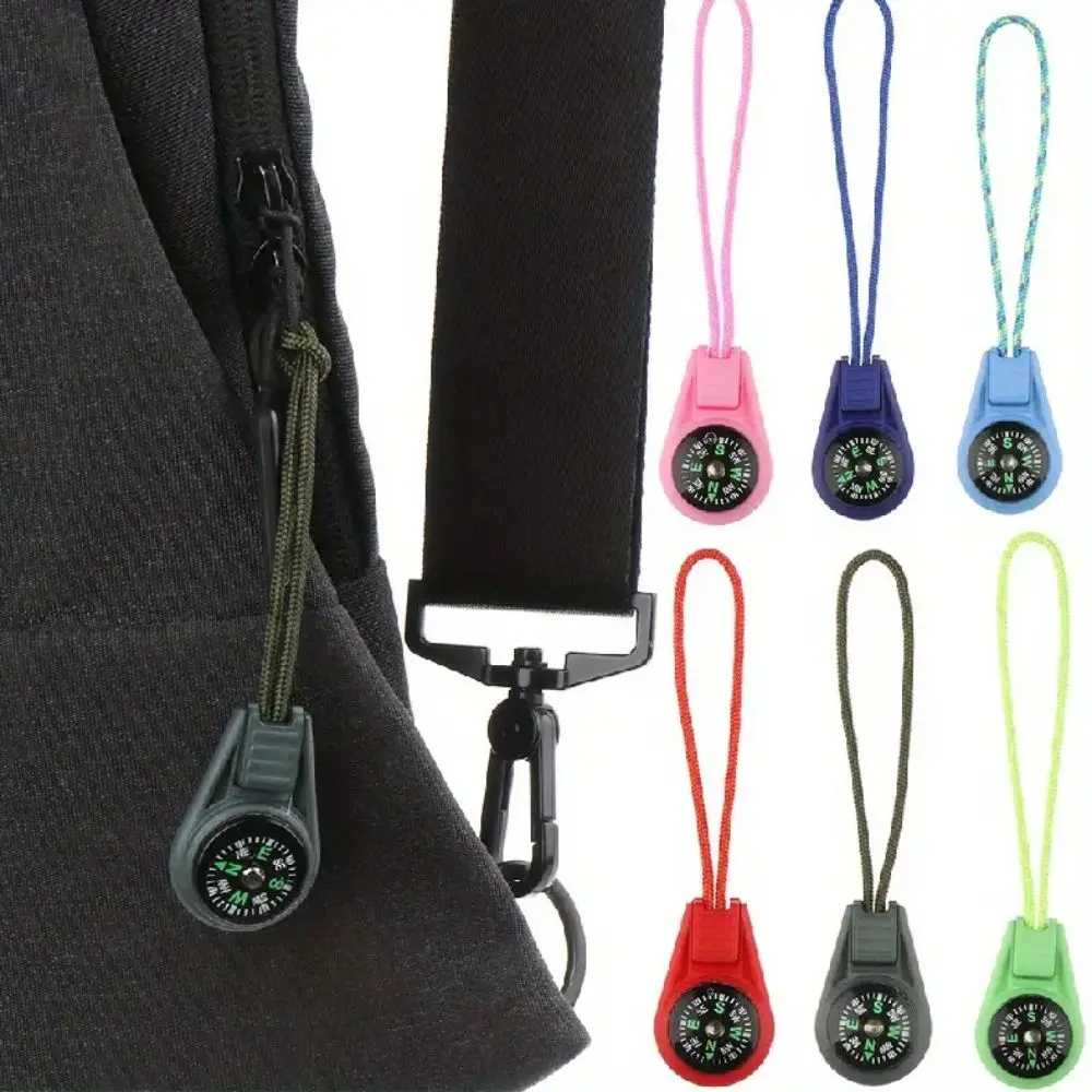 

Outdoor Survival Mini Compass For Camping Hiking Mountaineering Bag Portable Compass Pendant Lanyard