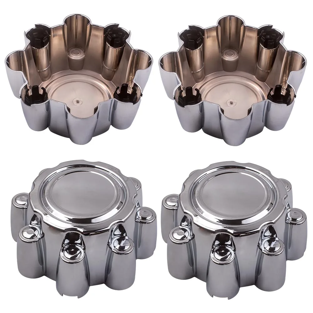 

4 Chrome Wheel Center Hub Cap Dust Covers for FORD for F250 F350 1C341A096BB