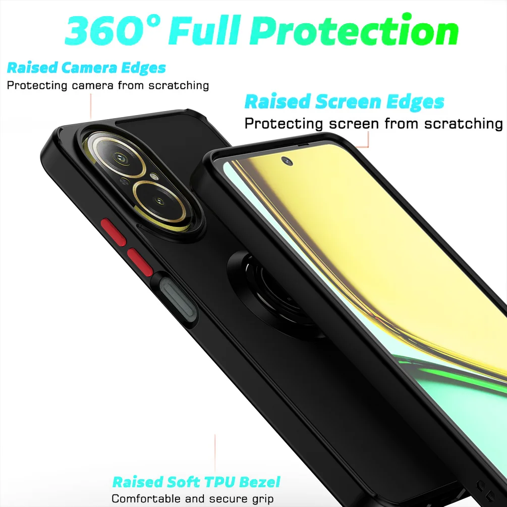 Rotatable Bracket Phone Case with Finger Ring Car Holder Cover