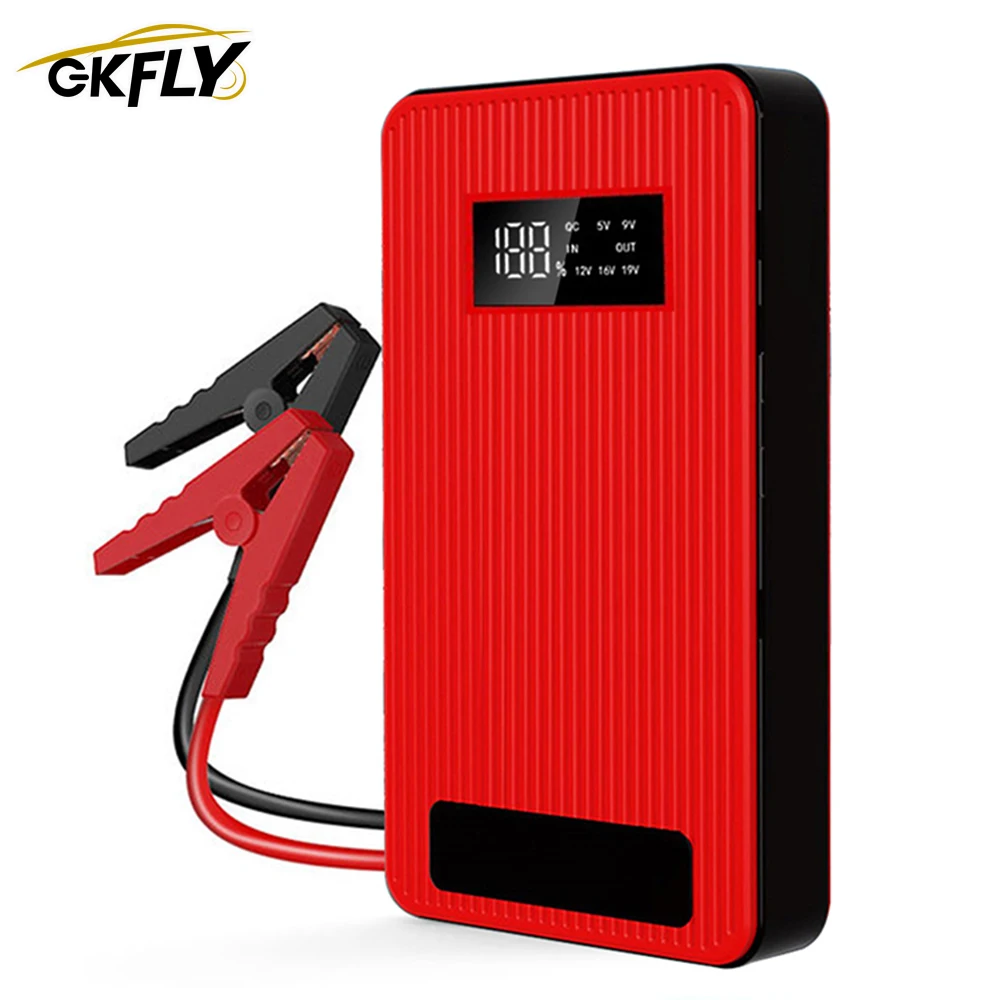 Gkfly 800A Avviatore Di Emergenza Per Auto 8000Mah 12V Dispositivo Di Avviamento Per Auto Carica Usb Power Bank Batteria Di Emergenza Booster Per Auto