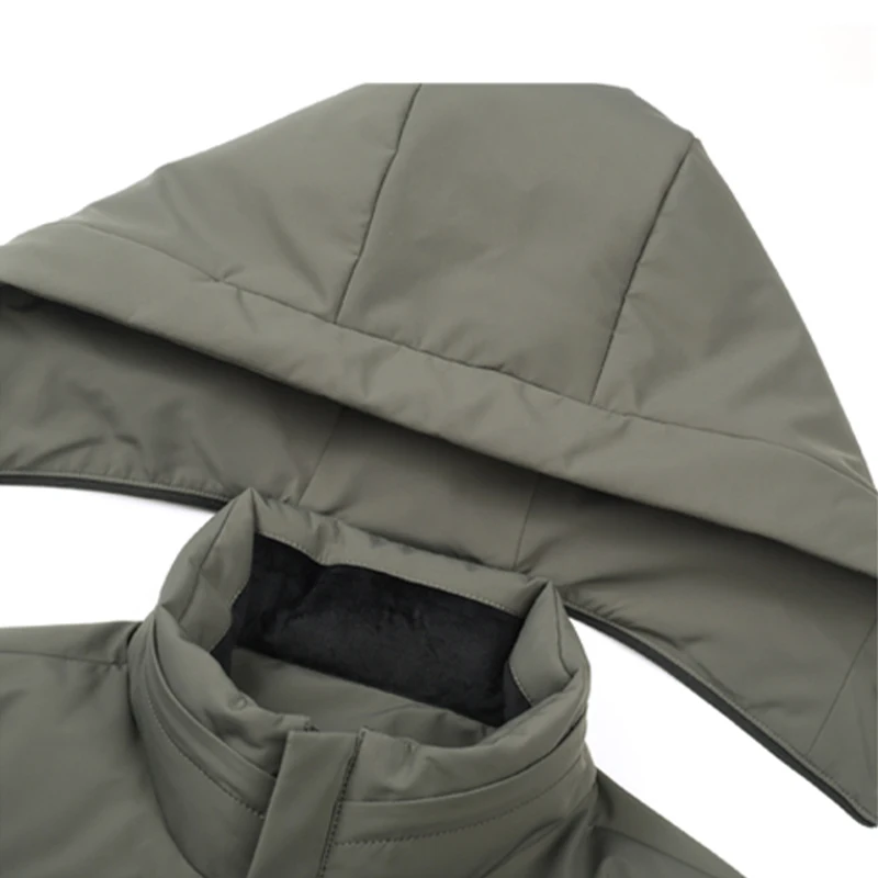 Casual Winter Men's Warm Hooded Duck Down Jackets Outwear Solid Puffer Coats Business Windproof Thick Down Padded Clothing