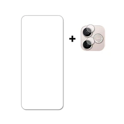 Tempered Glass Screen and Camera Lens Protector for Honor 500 Smart (1Glass - 1Camera Film)
