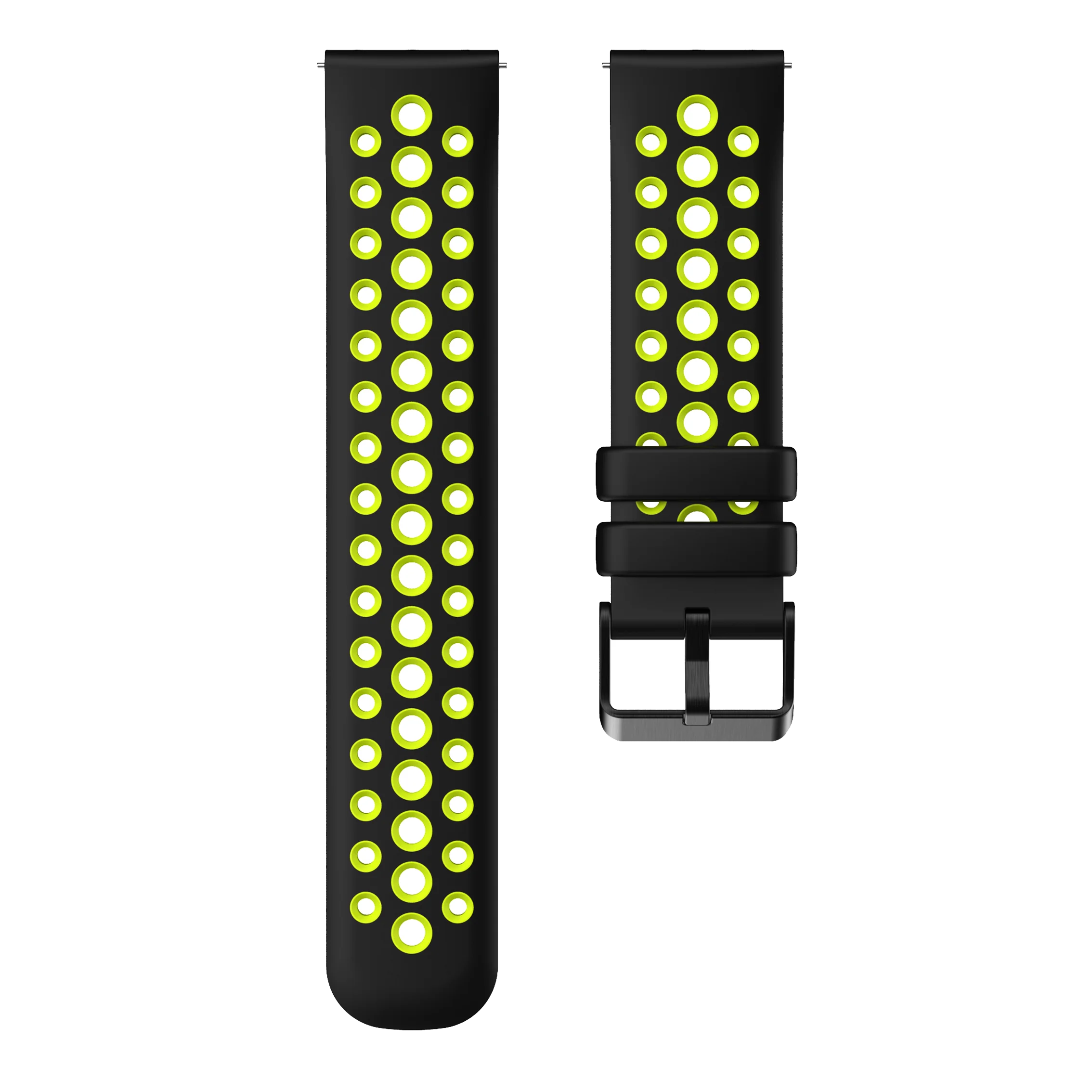 Breathable Two-Tone 22mm Sports Strap