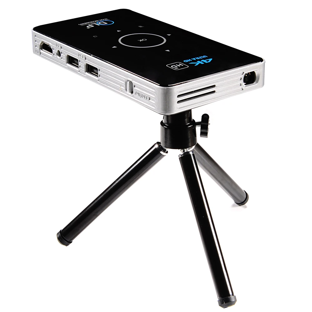 

YYHC 2021 original led mini home cinema projector C6 free full hd 4k film home theater